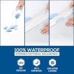 Utopia Bedding Zippered Mattress Encasement Crib, 100% Waterproof Bed Bug and Dust Mite Proof Mattress Protector, Absorbent Six-Sided Mattress Cover