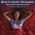 SLEEP SANCTUARY Satin Sheets Queen Size – 4 Piece Luxury Silky Bed Set, Softer Than Silk, 15" Deep Pocket, Cooling & Wrinkle-Free, Moisture-Wicking & Breathable for Hair & Skin (Red)