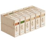 6Pack Sheet Organizers for Linen Closet - King/Queen Size Bedding Storage Boxes with Clear Window | Foldable, Dustproof Linen Organizer for Blankets & Sheet Sets,Beige