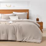 Andency King Size 7-Piece Oatmeal Comforter Set