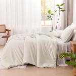 Beige King Size Lightweight 3-Piece Comforter Set