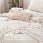 Beige King Size Lightweight 3-Piece Comforter Set