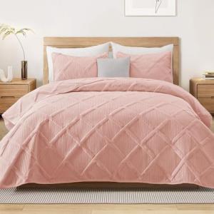 Blush Pink Twin/Twin XL 2-Piece Quilt Set