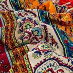 Colorful Bohemian Floral Queen Duvet Cover Set