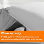 Grey Queen Comforter Set - 7 Piece Bedding