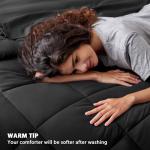 Love's Cabin Black Twin Comforter Set, 5 Pieces