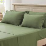 Olive Green 7-Piece Queen Comforter Bed Set