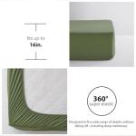 Olive Green 7-Piece Queen Comforter Bed Set