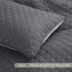 Reversible Ultrasonic Quilt Bedding Set for Queens