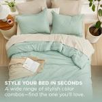 Sage Green 7-Piece Queen Comforter Bedding Set