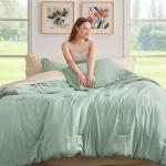 Sage Green 7-Piece Queen Comforter Bedding Set