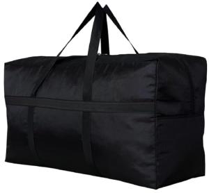 YiKitHom Extra Large Storage Duffle Bag for Travel, Black Oversized Giant Big Traveling Duffle Bag