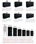 YiKitHom Extra Large Storage Duffle Bag for Travel, Black Oversized Giant Big Traveling Duffle Bag