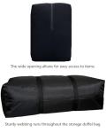 YiKitHom Extra Large Storage Duffle Bag for Travel, Black Oversized Giant Big Traveling Duffle Bag