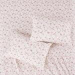 Modern Threads 4-Piece Ultra Soft Microfiber Bed Sheets Set, Wrinkle Free Sheets with Deep Pockets Fitted Sheet, Flat Sheet & Pillowcases, Lightweight Breathable Bedding, Floral Rose, Full