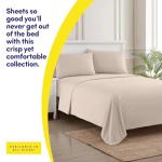 1500 Supreme Collection King Sheet Sets Beige Cream - Luxury Hotel Bed Sheets and Pillowcase Set for King Mattress - Extra Soft, Elastic Corner Straps, Deep Pocket Sheets, King Beige Cream