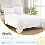 Queen Size Bed Sheets - Breathable Luxury Sheets with Full Elastic & Secure Corner Straps Built In - 1800 Supreme Collection Extra Soft Deep Pocket Bedding Set, Sheet Set, Queen, White