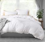 Utopia Bedding Duvet Cover Full Size - 3 Piece with Zipper Closure - 1 Comforter Cover 80X90 Inches & 2 Pillow Shams 20X26 Inches (White) Comforter Not Included