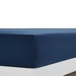 Clara Clark Bed Sheets, Premier 1800 Series 4 Piece Bed Sheet Set, Deep Pocket, Wrinkle, Fade, Stain Resistant, Luxury Soft Bedding Sheets & Pillowcases, Queen, Navy Blue
