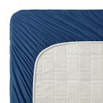 Clara Clark Bed Sheets, Premier 1800 Series 4 Piece Bed Sheet Set, Deep Pocket, Wrinkle, Fade, Stain Resistant, Luxury Soft Bedding Sheets & Pillowcases, Queen, Navy Blue