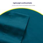 Queen Sheets Teal - 6 Piece 1500 Supreme Collection Fine Brushed Microfiber Deep Pocket Queen Sheet Set Bedding - 2 Extra Pillow Cases, Great Value, Queen, Teal