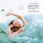 Mueller UltraTemp 6 PC Queen Sheet Set - Ultra-Soft Luxury Series, Cooling & Breathable Hotel Luxury Bed Sheets, Deep Pocket Wrinkle-Free Oeko-TEX, Aqua