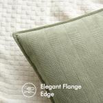 MIULEE Pack of 2 Sage Green Decorative Pillow Covers 20x20 Inch Soft Chenille Luxurious Couch Throw Pillows Farmhouse Cushion Covers with Elegant Design for Sofa Bedroom Living Room Home Decor