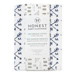HonestBaby unisex-baby Classics Fitted Crib Sheets Set Standard Mattress, 100% Organic Cotton Baby Boys, Girls, Neutral, 1 Pack - White (Mini), One Size