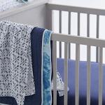 HonestBaby unisex-baby Classics Fitted Crib Sheets Set Standard Mattress, 100% Organic Cotton Baby Boys, Girls, Neutral, 1 Pack - White (Mini), One Size