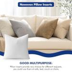 MIULEE 18x18 Pillow Inserts Set of 2, Square Decorative Throw Pillows Premium Fluffy Pillow Stuffer for Living Room Sofa Couch Bed