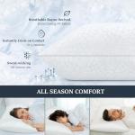 COZSINOOR Bed Pillows Queen Size - Cooling Premium Down Alternative Pillows Set of 2 for Side, Back, and Stomach Sleepers Hotel Quality Fluffy Soft Microfiber Fill Breathable Skin-Friendly