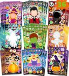 Halloween Stickers, Stickers for Kids, 36 Sheets Make a Face Sticker Sheets, Halloween Crafts Party Favors for Kids