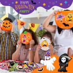 Halloween Stickers, Stickers for Kids, 36 Sheets Make a Face Sticker Sheets, Halloween Crafts Party Favors for Kids