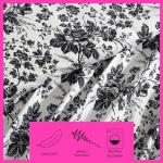 Betsey Johnson Betsey'S Toile Microfiber Black 3 Piece Duvet Cover Set-Full/Queen