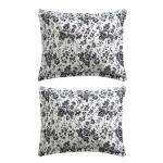 Betsey Johnson Betsey'S Toile Microfiber Black 3 Piece Duvet Cover Set-Full/Queen