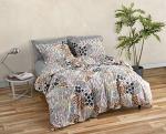 MARIMEKKO - King Comforter Set, Cotton Percale Bedding with Matching Shams, Stylish Modern Home Decor (Pieni Letto Multi, King)
