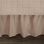 Comfort Spaces Daybed Cover - Luxe Double Sided-Quilting, All Season Cozy Bedding with Bedskirt, Matching Shams, Kienna Blush 75"x39" 5 Piece