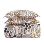 MARIMEKKO - King Comforter Set, Cotton Percale Bedding with Matching Shams, Stylish Modern Home Decor (Pieni Letto Multi, King)