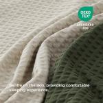 Bedsure Luxury Waffle Duvet Cover Queen Size - Textured Duvet Cover Set, Soft, Breathable Bedding Set (90"x90") with 2 Pillow Shams for All Season, Linen, Comforter Not Included