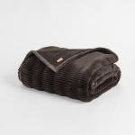 EVERGRACEHOME Ultra Soft Faux Fur Throw Blanket for Couch, Luxury Sculpted Texture Faux Rabbit Fur Blanket for Bed, Fluffy Thick Plush Warm Fuzzy Throw, 920GSM (Dark Brown, 50''x60'')