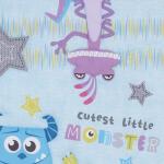 Disney Monsters, Inc. Cutest Little Monster Turquoise, Green, Purple, and Gray, Sully, Mike, and Randall 3 Piece Nursery Crib Bedding Set - Comforter, Fitted Crib Sheet, and Crib Skirt