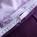 Feelyou King Bedding Duvet Cover Set Grape Reversible Marble Luxury Microfiber Lightweight Down Comforter Quilt Cover with Zipper Closure Best Organic 3PCS