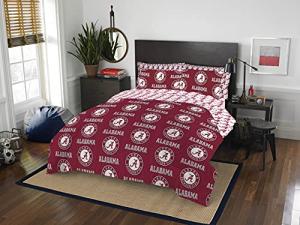 Northwest NCAA Alabama Crimson Tide Unisex-Adult Bed in a Bag Set, Queen, Rotary