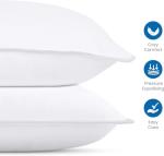 Utopia Bedding Bed Pillows for Sleeping (White), Queen Size Set of 4, Hotel Pillow, Cooling Pillows for Side, Back or Stomach Sleepers