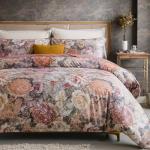 Cozaline Vintage Floral Cotton Duvet Cover Set