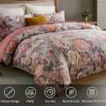 Cozaline Vintage Floral Cotton Duvet Cover Set