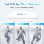 SUMEQIQ Pillows Queen Size Set of 2, Fluffy Bed Pillows for Sleeping, Queen Pillows 2 Pack with Hotel Quality, Medium Firm and Supportive Down Alternative Pillow for Side and Back Sleeper, 20" x 30"