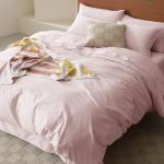 Double Stitch 100% Organic Cotton Duvet Cover - Soft 3 Piece Bedding Set King Size, 300 TC Luxury Hotel Sateen Weave, GOTS Certified Long Staple Cotton, Made in India, Sepia Rose