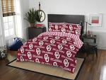 Northwest NCAA Oklahoma Sooners Unisex-Adult Bed in a Bag Set, Queen, Rotary