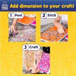 Purple Ladybug 1900+ Puffy Sticker Collection for Kids 4-8 - 80 Unique Reusable Sheets, Creative 3D Designs - Reward Stickers, Arts & Crafts Set, Travel Activities, Road Trip Essentials & Toys